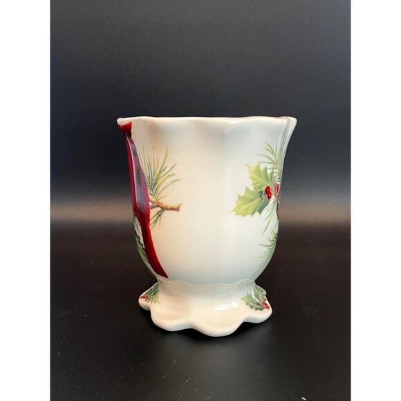 Holiday Porcelain Cardinal Coffee Mug Cracker Barrel Season of Peace - Picture 4 of 9
